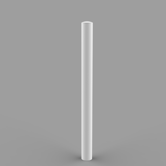 Potelet Toscane blanc pur